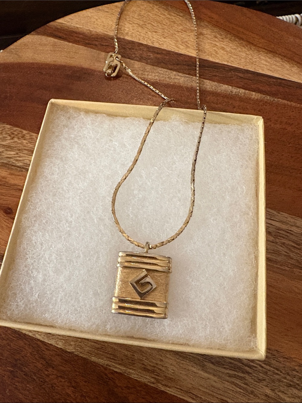 Givenchy Gold-Tone Geometric Pendant Necklace